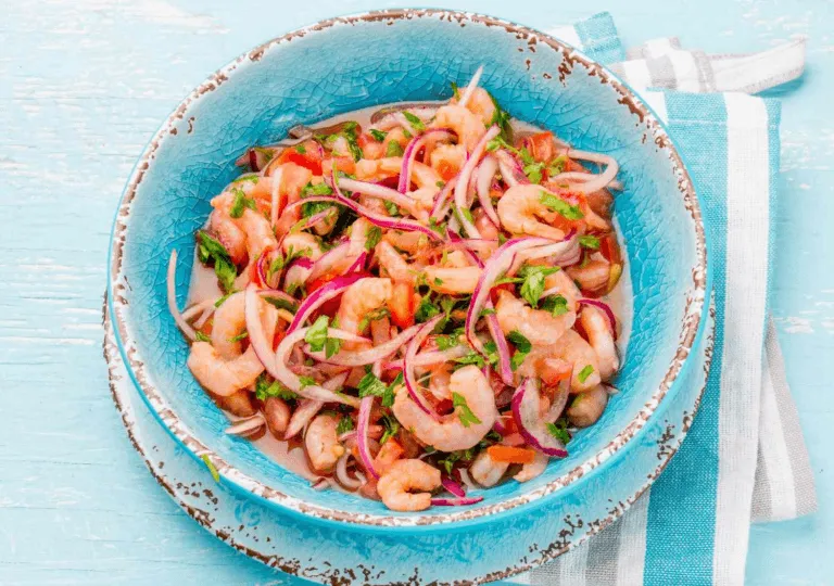 Ceviche de camarão