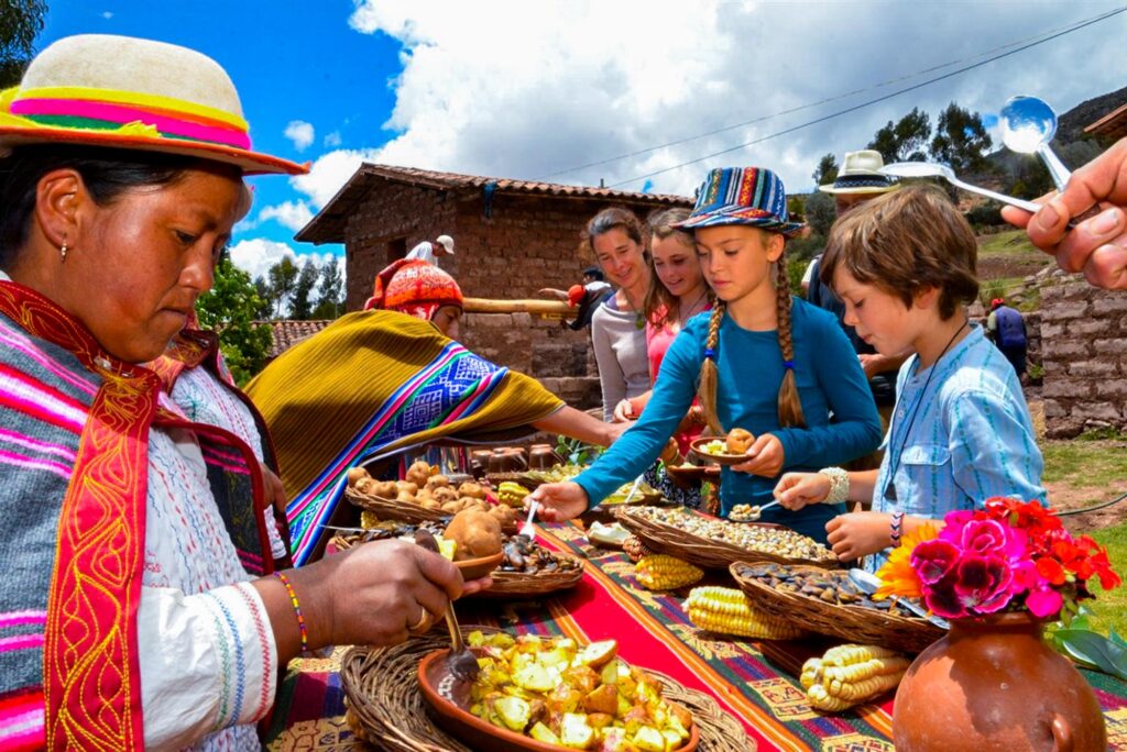 Gastronomia comunitária no Vale Sagrado