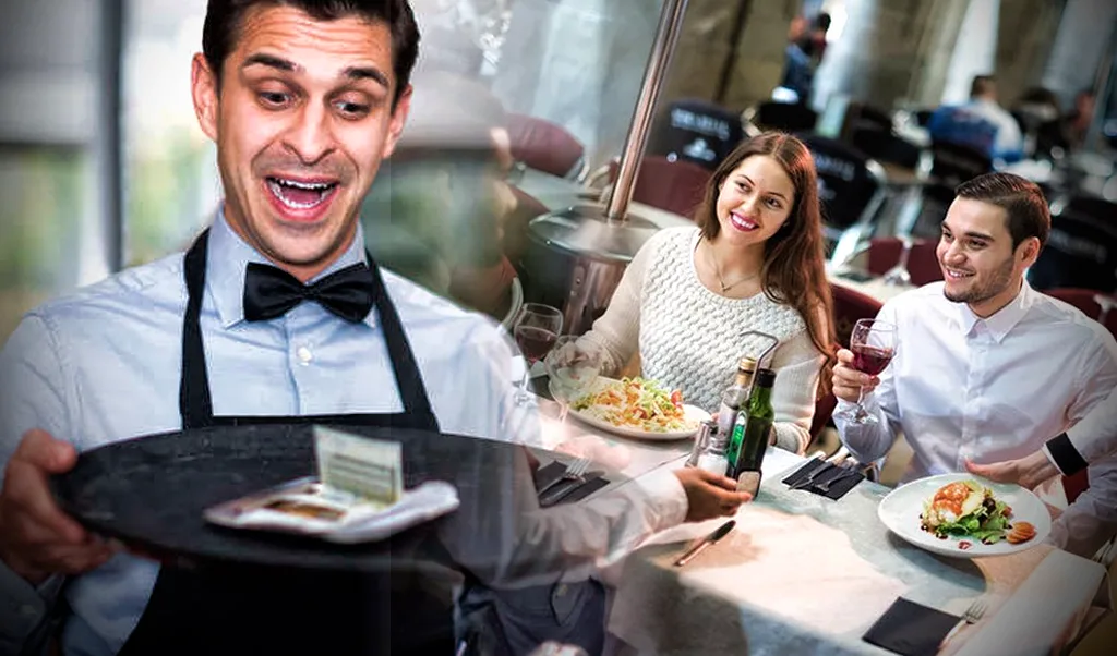 Gorjetas em restaurantes